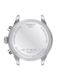 Back view of the watch case Tissot Chrono XL Classic