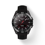 Front view of the watch Tissot T-Touch Connect Sport with shadow