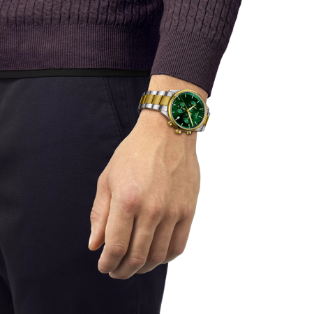Simulation of the watch Tissot Chrono XL Classic on a wrist