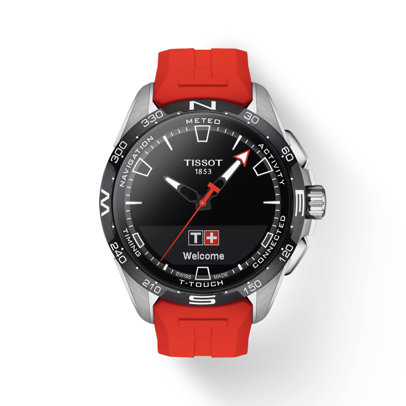 TISSOT T-タッチ コネクト ソーラー の正面図・影あり