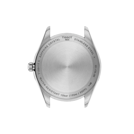 Back view of the watch case Tissot Ballade 40mm