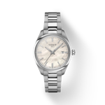 Front view of the watch Tissot PR 100 Quartz 34mm with shadow