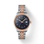 Front view of the watch Tissot Ballade 34mm with shadow