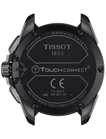 Back view of the watch case Tissot T-Touch Connect Solar