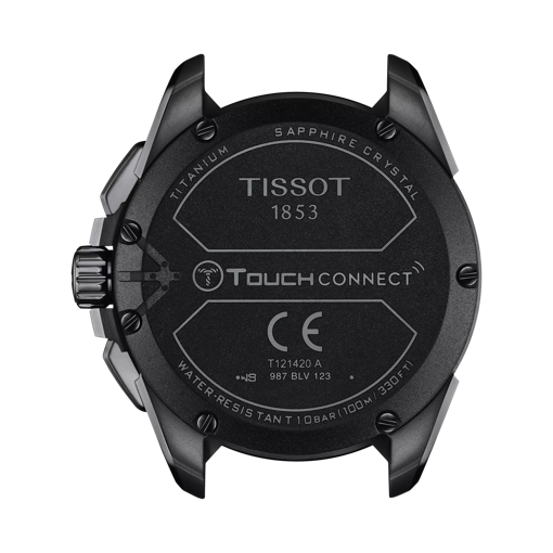 ウォッチケースのバックサイドTISSOT T-タッチ コネクト ソーラー