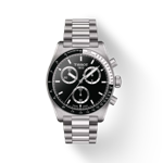 Front view of the watch Tissot PR516 Chronograph with shadow