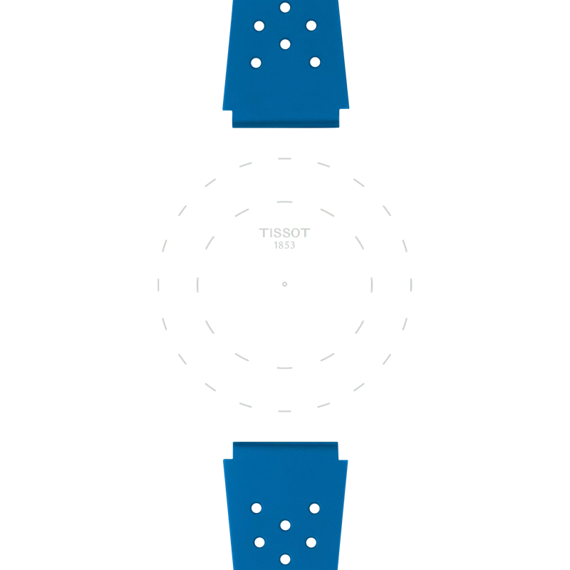 Tissot Official Blue Sideral Rubber Strap