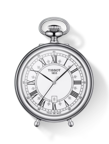 Front view of the watch Tissot Stand Alone with shadow