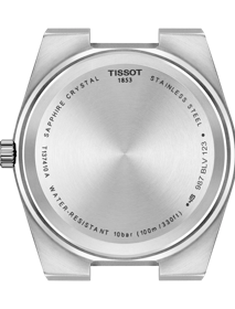 Back view of the watch case Tissot PRX 40mm