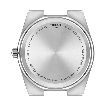 Back view of the watch case Tissot PRX 40mm