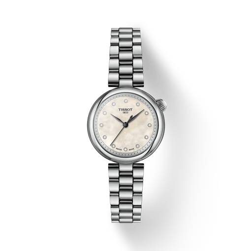 Front view of the watch Tissot Desir with shadow