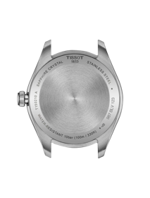 Back view of the watch case Tissot PR 100 Quartz 34mm