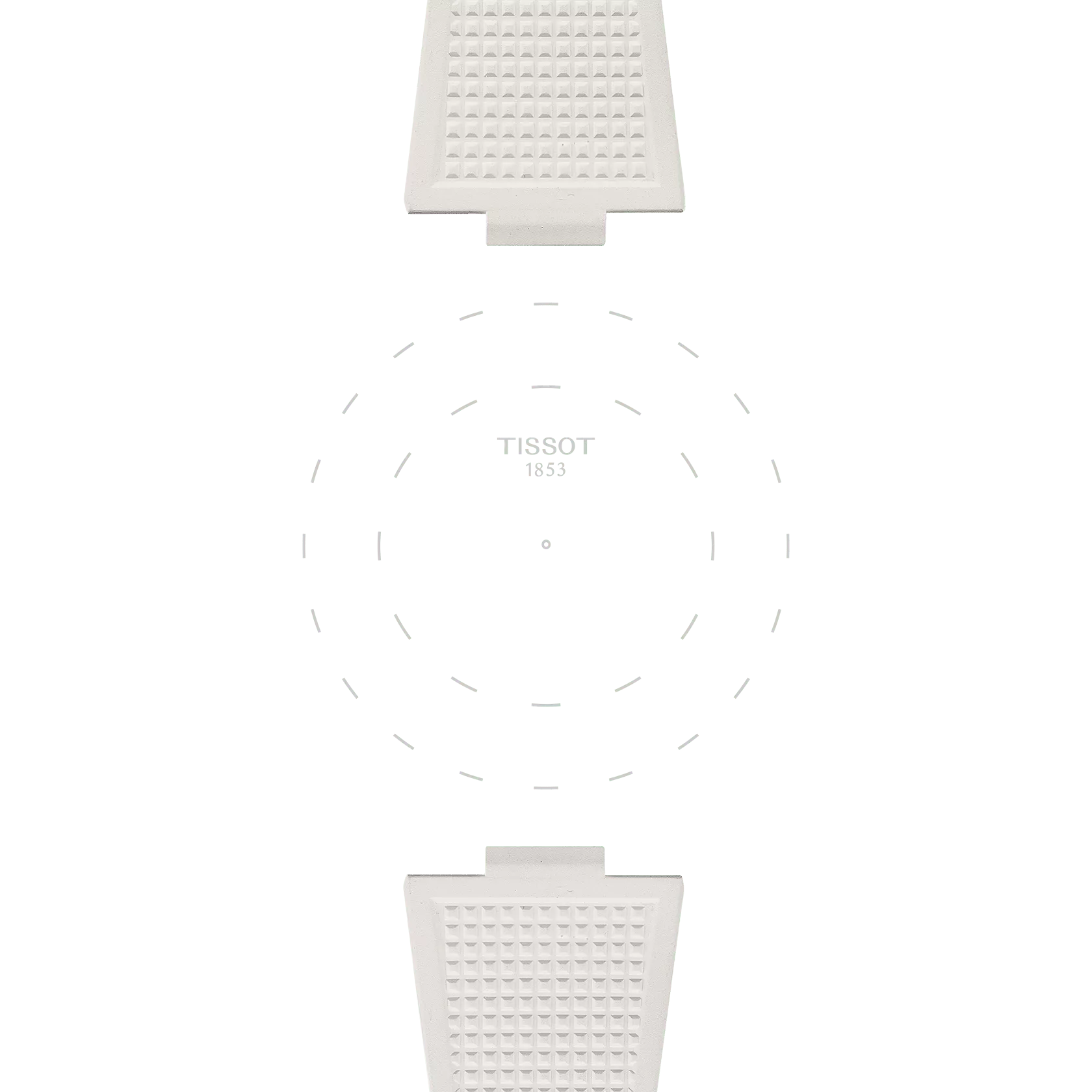 Tissot Official White PRX 40mm Rubber Strap