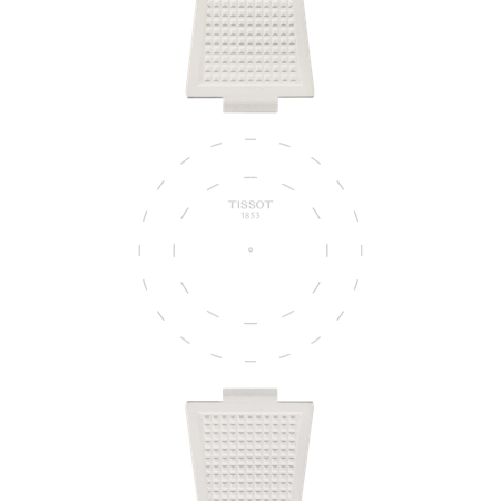 Tissot Official White PRX 40mm Rubber Strap