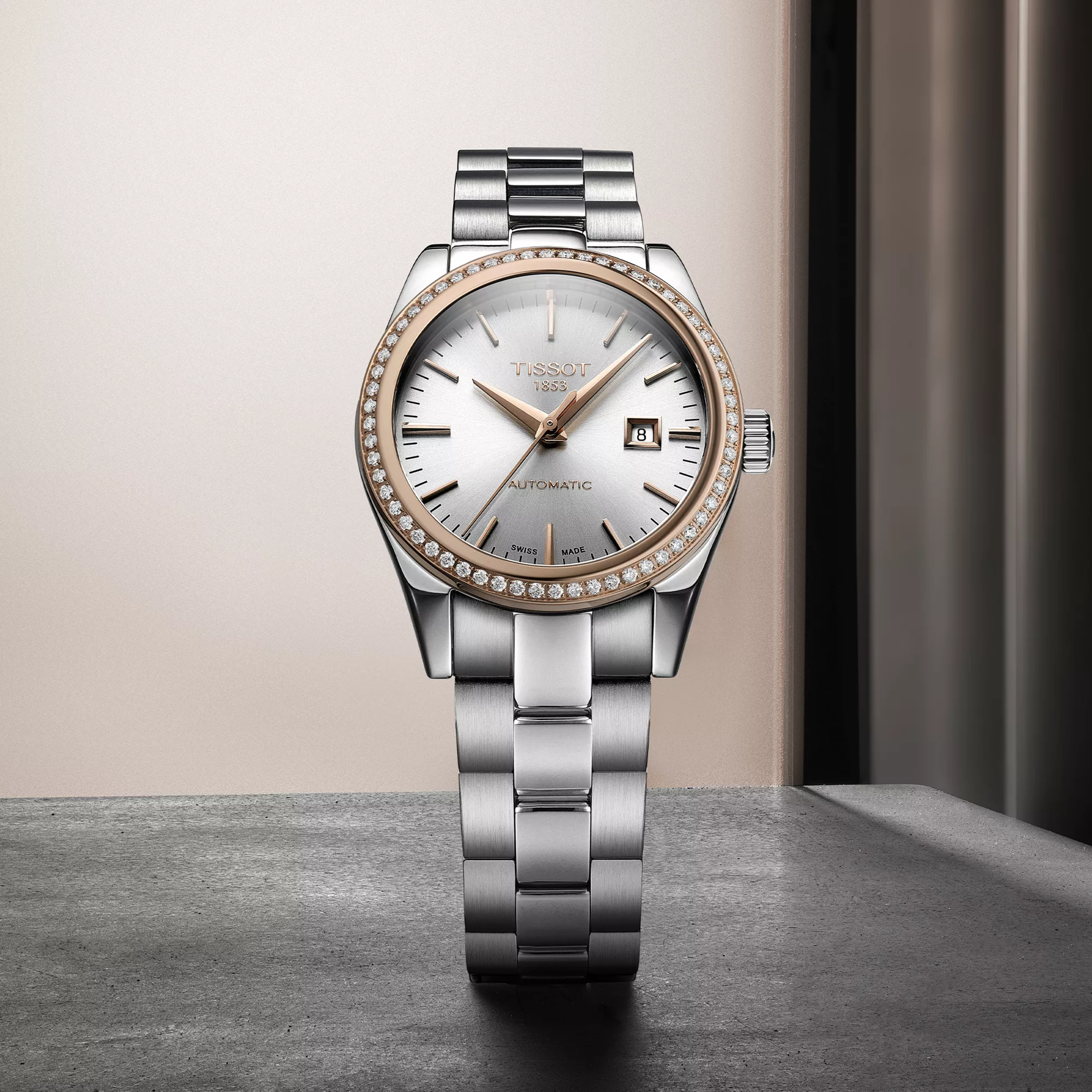 Tissot T-My Lady Automatic 18K Gold bezel