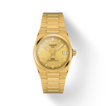Front view of the watch Tissot PRX Powermatic 80 35mm with shadow