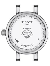 Back view of the watch case Tissot Lovely Round