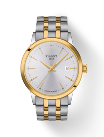 Front view of the watch Tissot Classic Dream with shadow