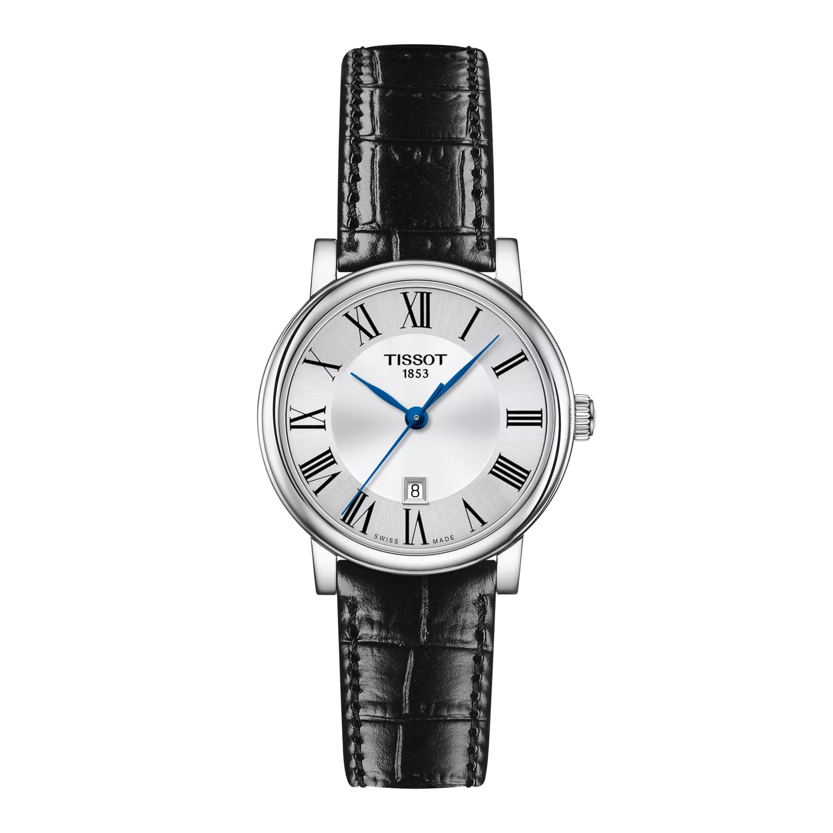 Front view of the watch Tissot Carson Premium Lady