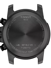 Back view of the watch case Tissot Supersport Chrono