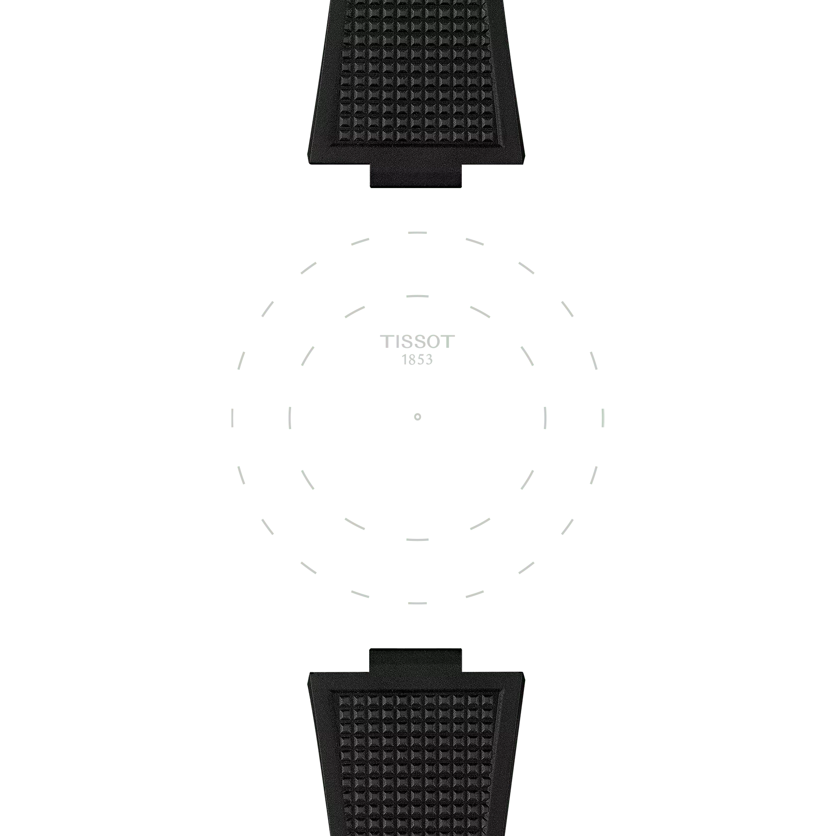 Tissot Official Black PRX 40mm Rubber Strap