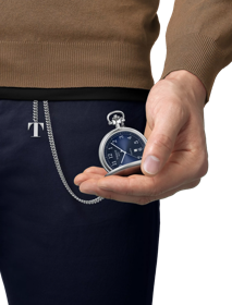 Simulation of the watch Tissot Savonnette on a wrist