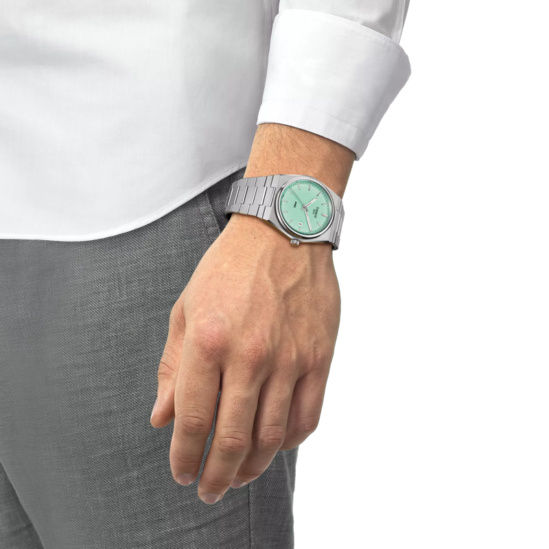 Tissot PRX Silver Dial Steel Quartz Watch, 40mm