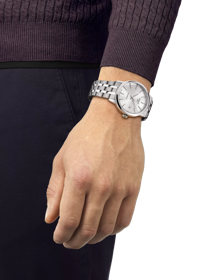 Simulation of the watch Tissot Classic Dream Swissmatic on a wrist