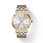 Vue de face de la montre Tissot Classic Dream Swissmatic avec ombre