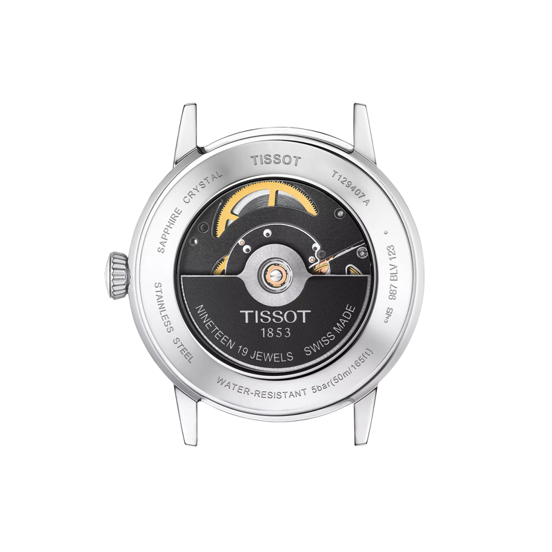 Back view of the watch case TISSOT クラシックドリーム スイスマティック