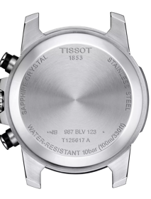 Back view of the watch case Tissot Supersport Chrono