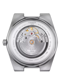 Back view of the watch case Tissot PRX Powermatic 80 40mm