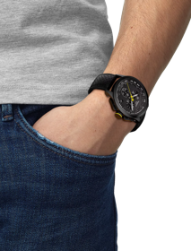 Simulación del reloj Tissot T-Race Cycling Tour de France  2022 Special Edition en la muñeca