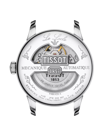Vue arrière du boîtier de la montre Tissot Le Locle Automatique Petite Seconde