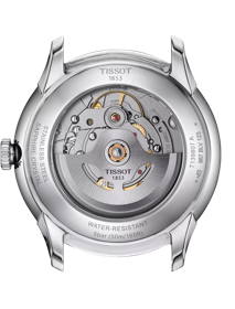 Back view of the watch case Tissot 杜魯爾系列自動款39mm