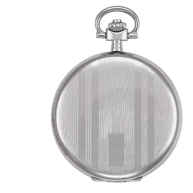 Front view of the watch Tissot Savonnette with opened