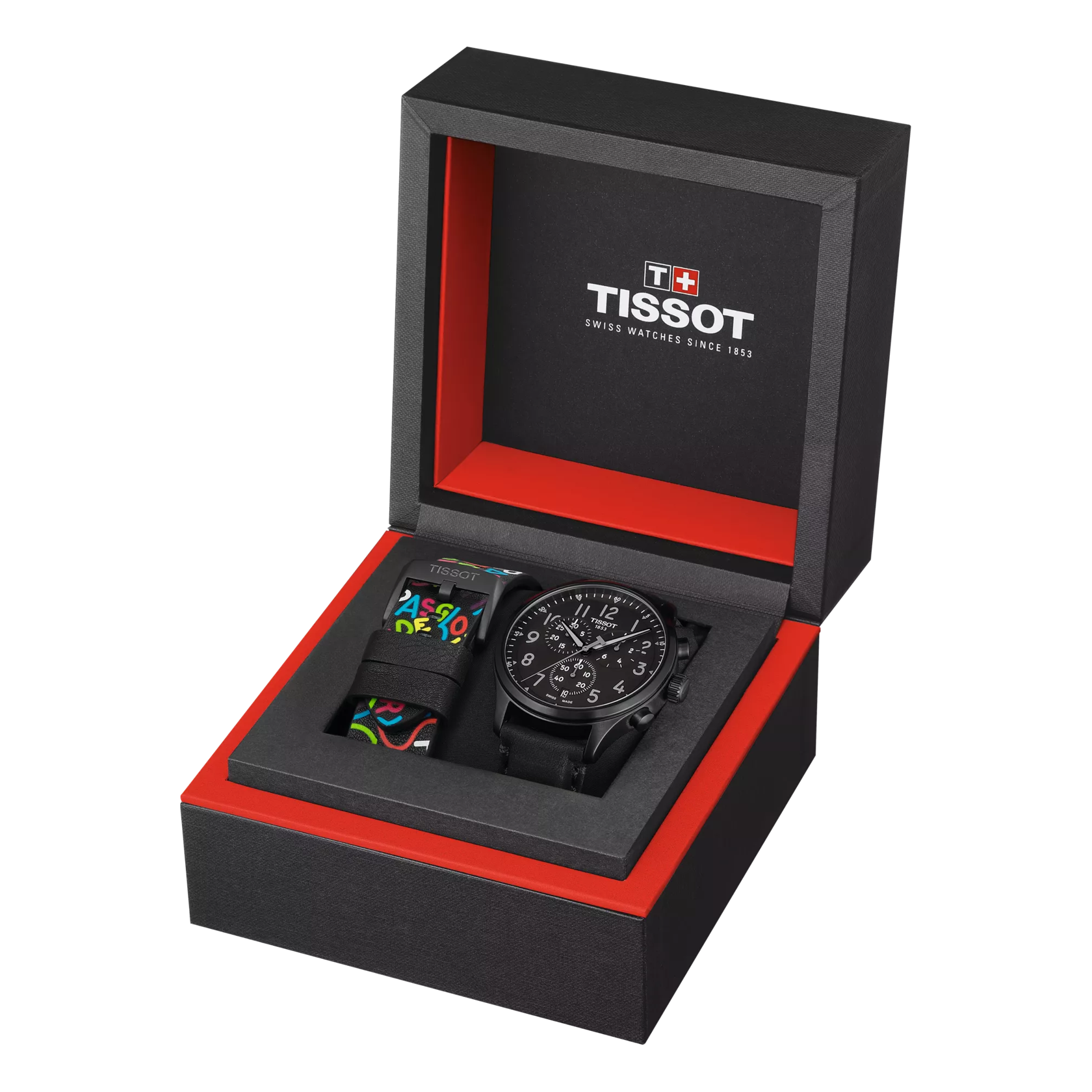 Presentation box of the watch Tissot Chrono XL Special Edition Roglic