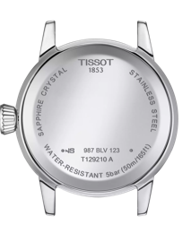 Back view of the watch case Tissot Classic Dream Lady