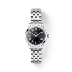 Front view of the watch Tissot Classic Dream Lady with shadow