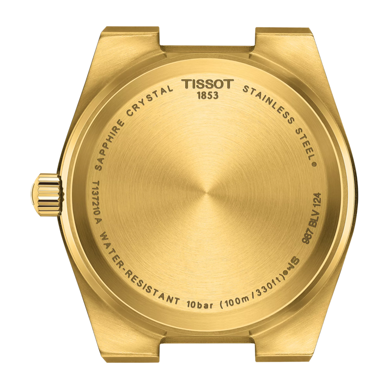 Back view of the watch case Tissot PRX系列35mm