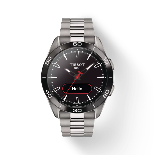 TISSOT T-タッチ コネクト スポーツ の正面図・影あり