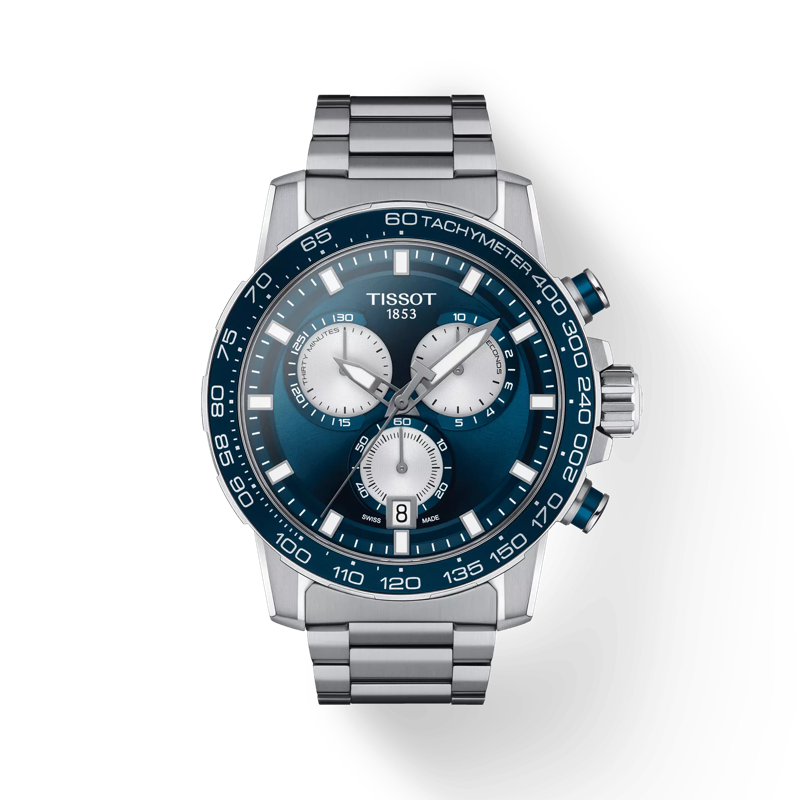TISSOT スーパースポーツ クロノ の正面図・影あり