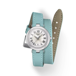 มุมมองด้านหน้าของนาฬิกา Tissot Bellissima Small Lady - M double tour strap พร้อมเงา