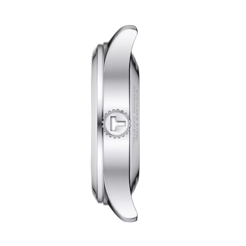 Profile view of the watch case Tissot Gent XL Swissmatic