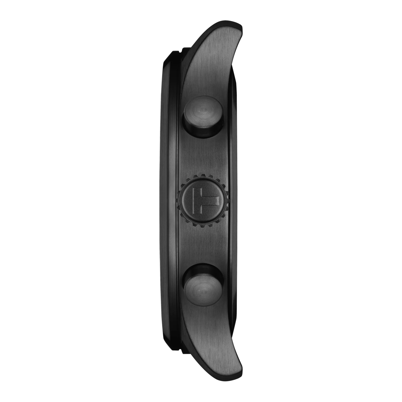 Profile view of the watch case Tissot Chrono XL