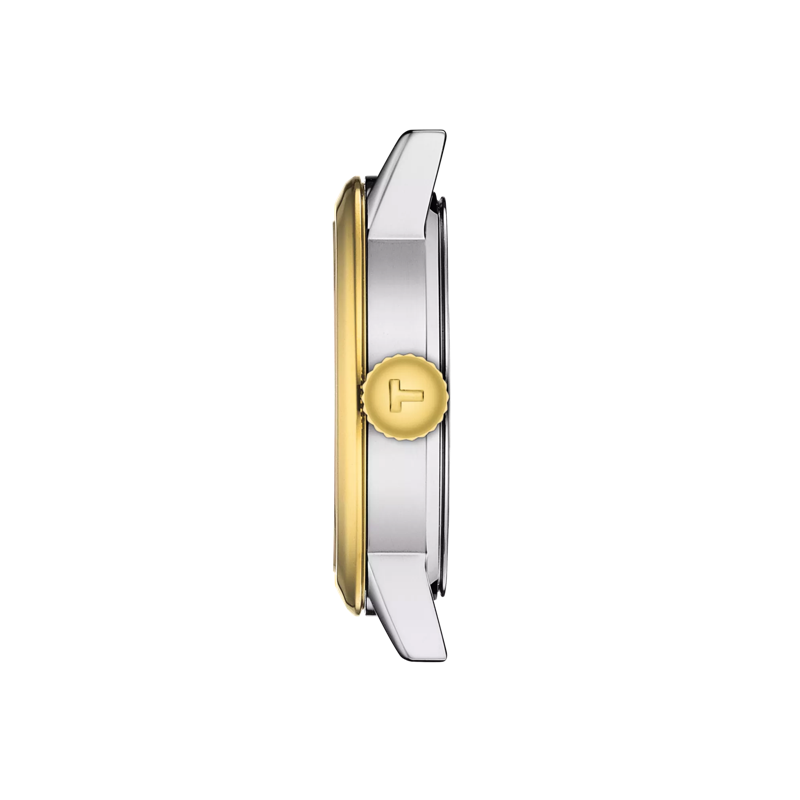 Profile view of the watch case Tissot Classic Dream Lady
