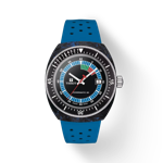 Front view of the watch Tissot Sideral S Powermatic 80 with shadow