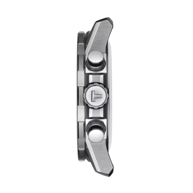 Profile view of the watch case Tissot Supersport 系列計時款