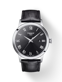 Front view of the watch Tissot Classic Dream with shadow