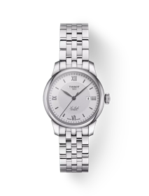 Front view of the watch Tissot Le Locle Automatic Lady (29.00) with shadow
